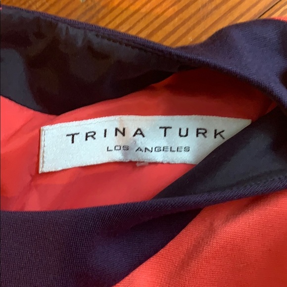 Trina Turk lined dress with belt and pockets - Picture 2 of 4